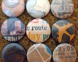 Travel Push Pins  (one inch)