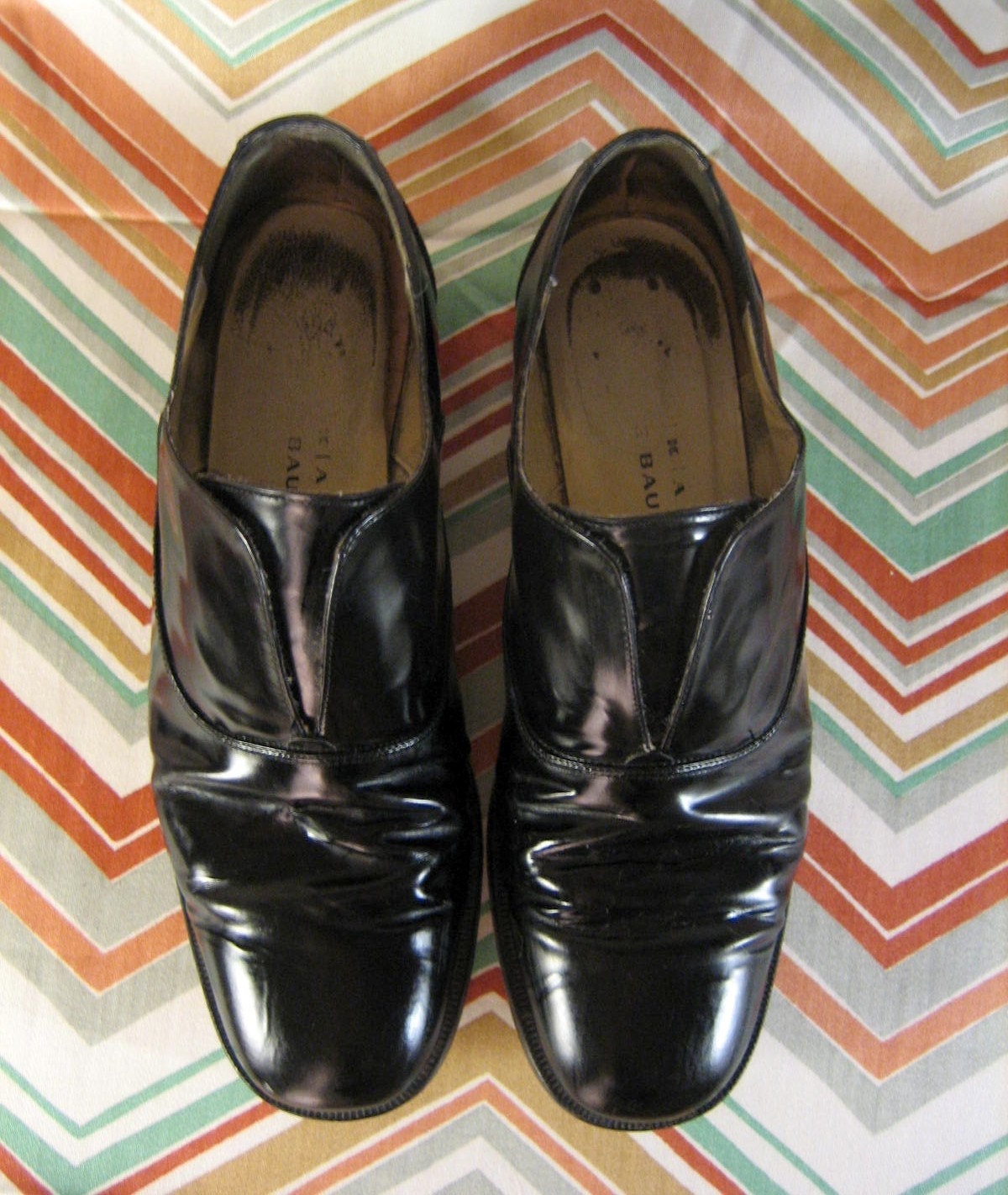 Vintage Men's Black Loafer Dress Shoes Size 9 