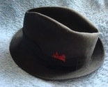 Mens Fedora 6 and 7 8s with a red feather