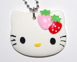 HUGE Hello Kitty with Strawberry Necklace