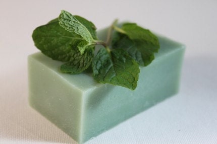 Handmade Rosemary Mint Soap -  Vegan