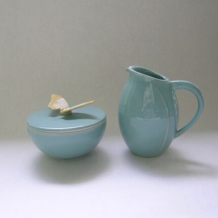 Butterfly Sugar and Creamer Set
