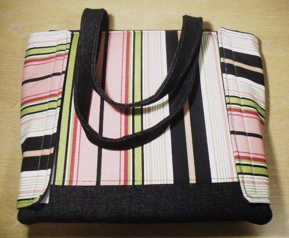 Stylin Binder Bag, Striped