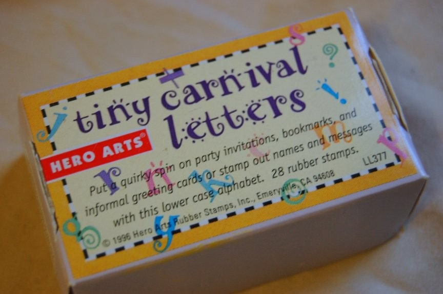 Carnival Letter Stamps