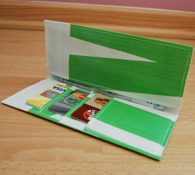 CLEARANCE Eco Recycled Billboard Banner Long Wallet No. 6