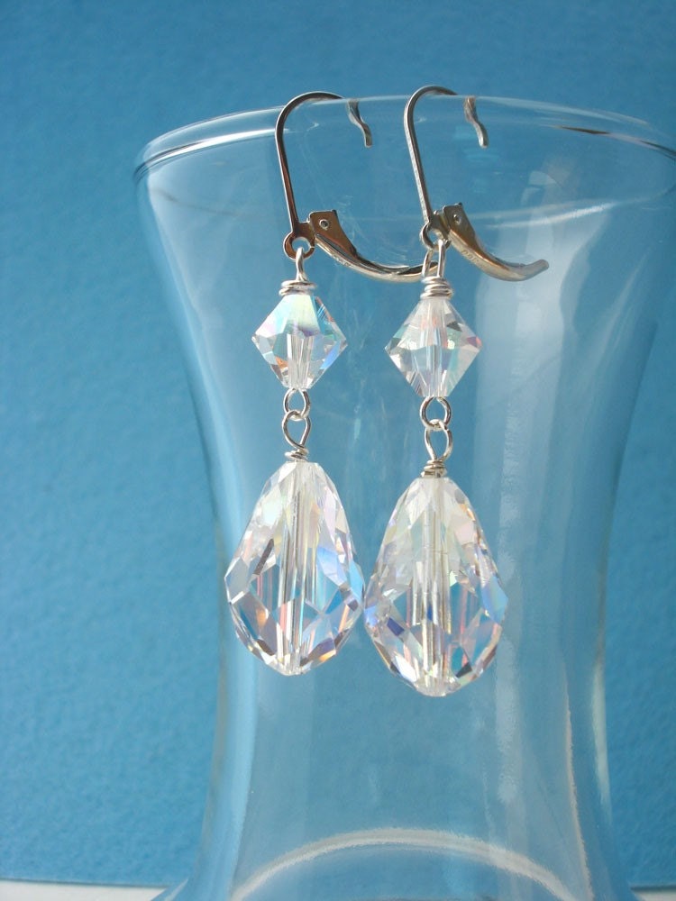 Perfect Pair of Swarovski Crystal Earrings