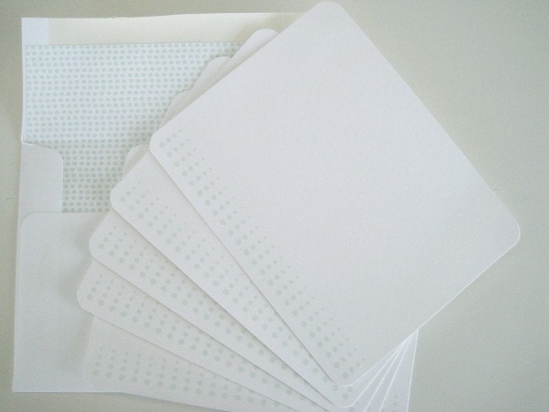 Set of Five Dot Notecards