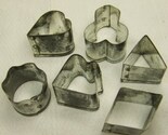 Set of 6 Little Hors d'oeuvres Cookie Pastry Cutters