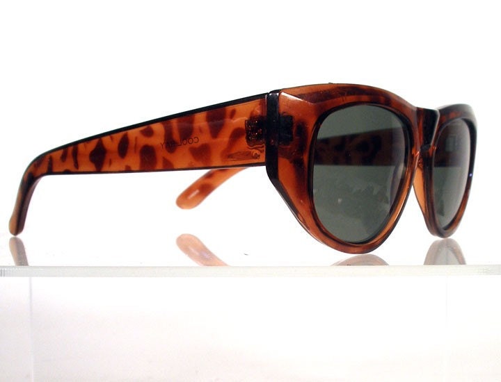 Vintage 1980s COOL-RAY Leopard Sunglasses