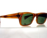 Vintage 1960s Amber Mens Sunglasses Made in Italy