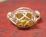 Emerald Cut Citrine Ring - Sterling Silver