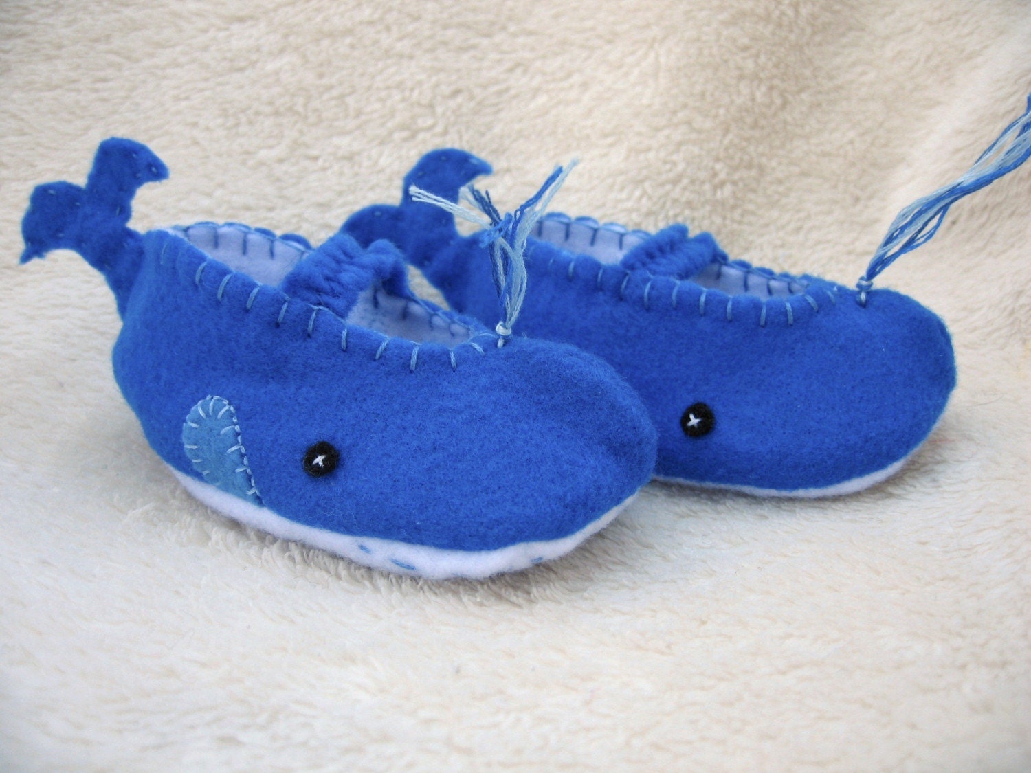 Whale Baby Slippers - NEW