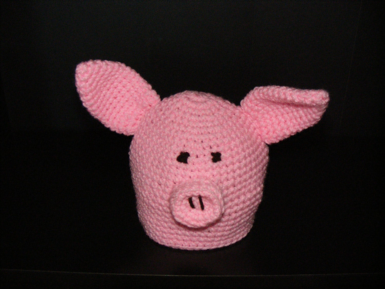 Amigurumi Pig Beanie Crochet PATTERN ANY SIZE