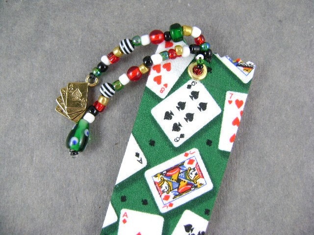 BOOKMARK-'LET'S PLAY CARDS'