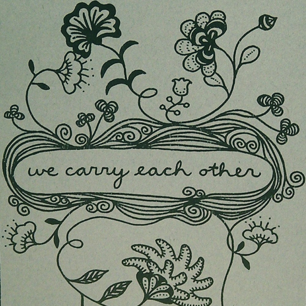 We Carry Each Other - Illustrated Book