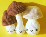Mushroom Trio - Crochet Pattern
