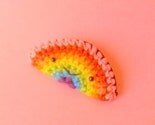 Amigurumi Rainbow Pin/Brooch
