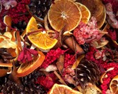 Cranberry Orange Potpourri in 5X8 inch Organza Sachet FALL AND WINTER SALE