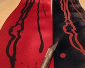 Drips - Microfiber handprinted tie