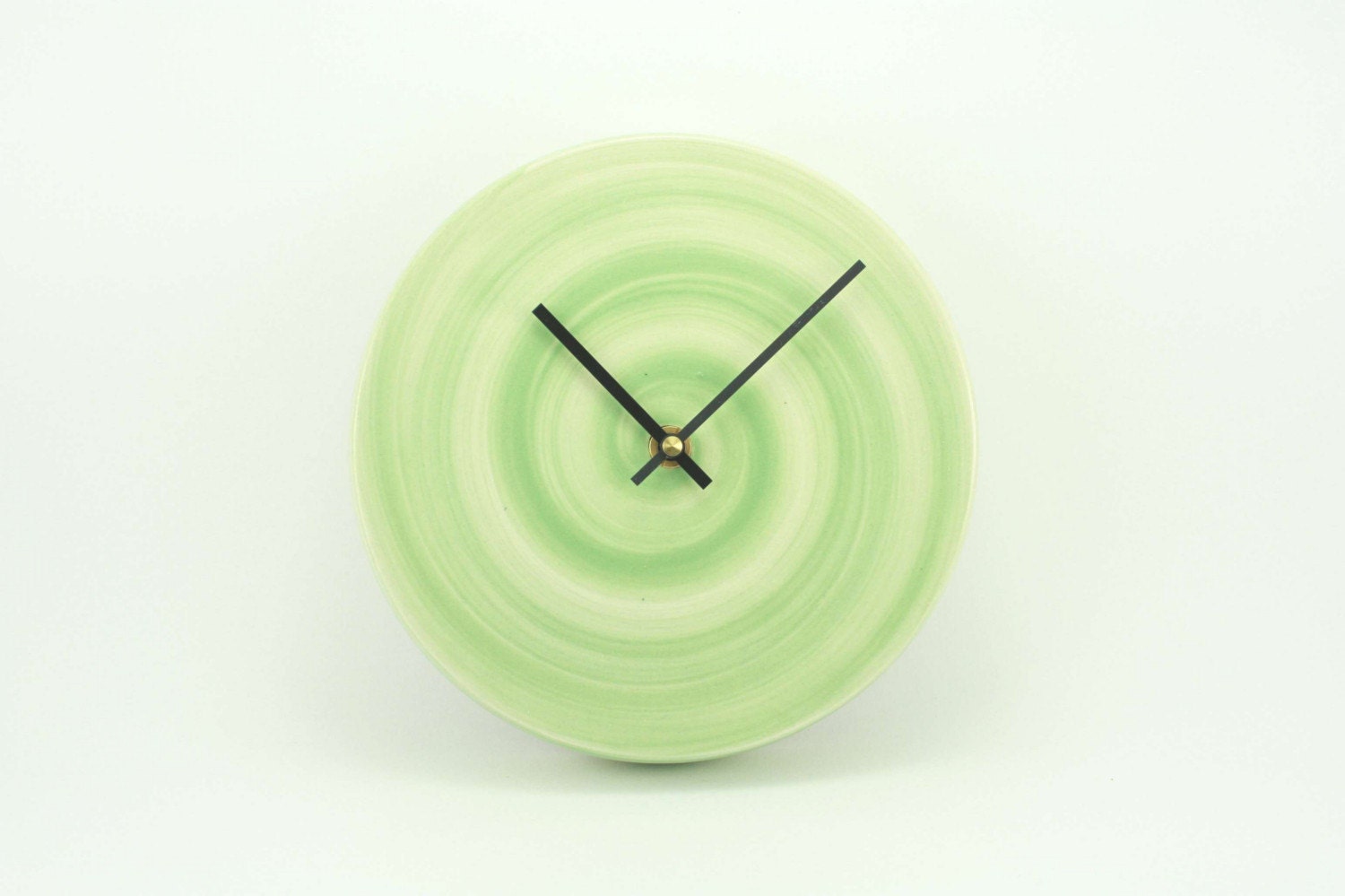 MADE TO ORDER Pastel Green clock - medium