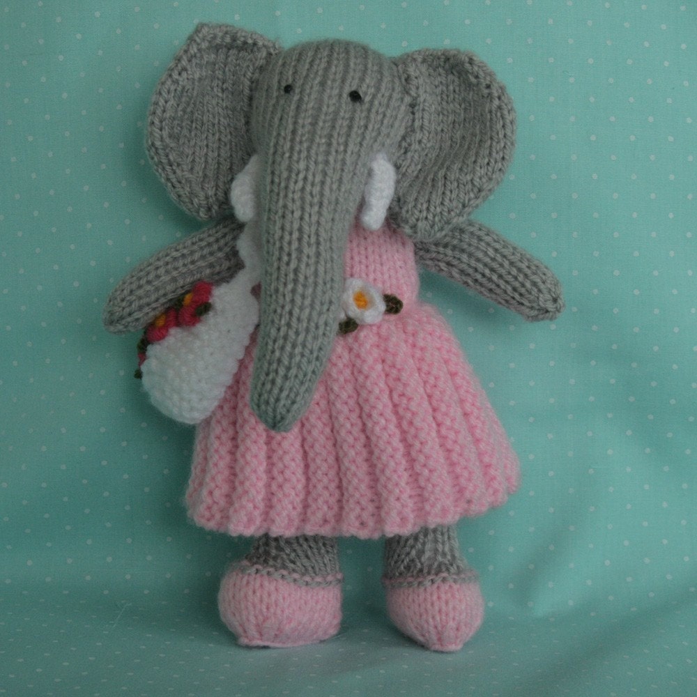 Ellie The Elephant (Hand Knitted)