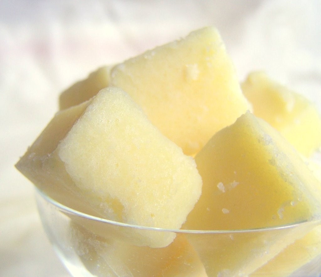 Iced Lemon Biscotti Sugar Scrub Cubes