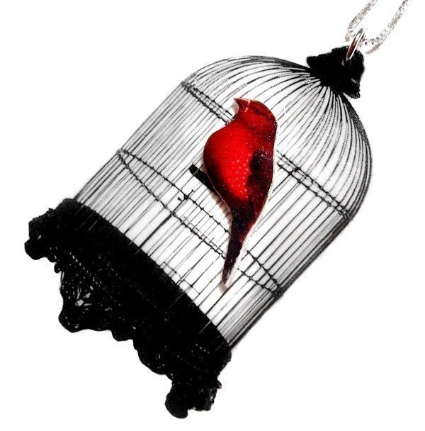 Bird Cage Necklace