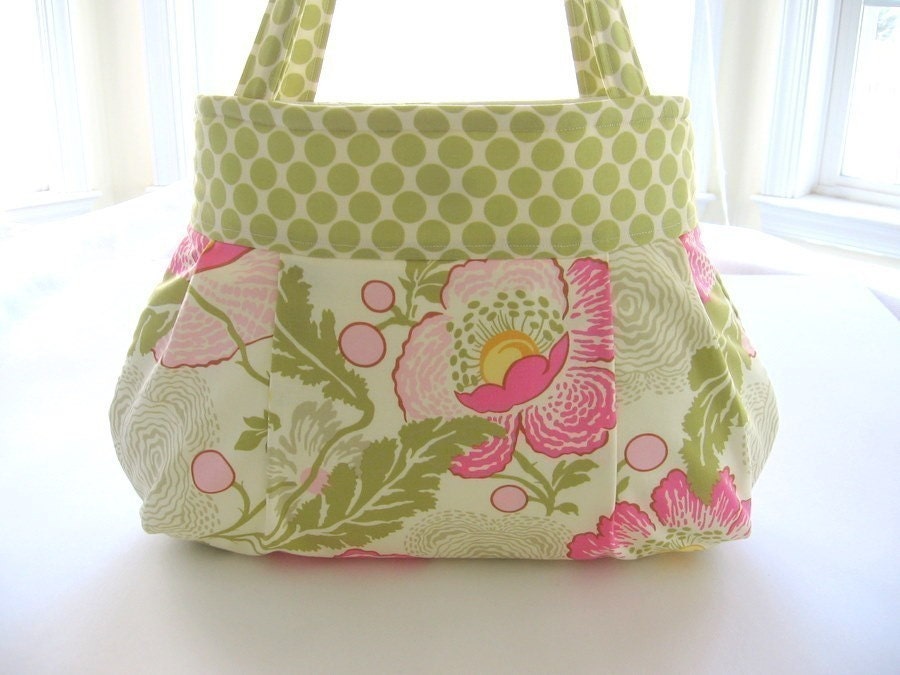 Poppies Pleated Bag