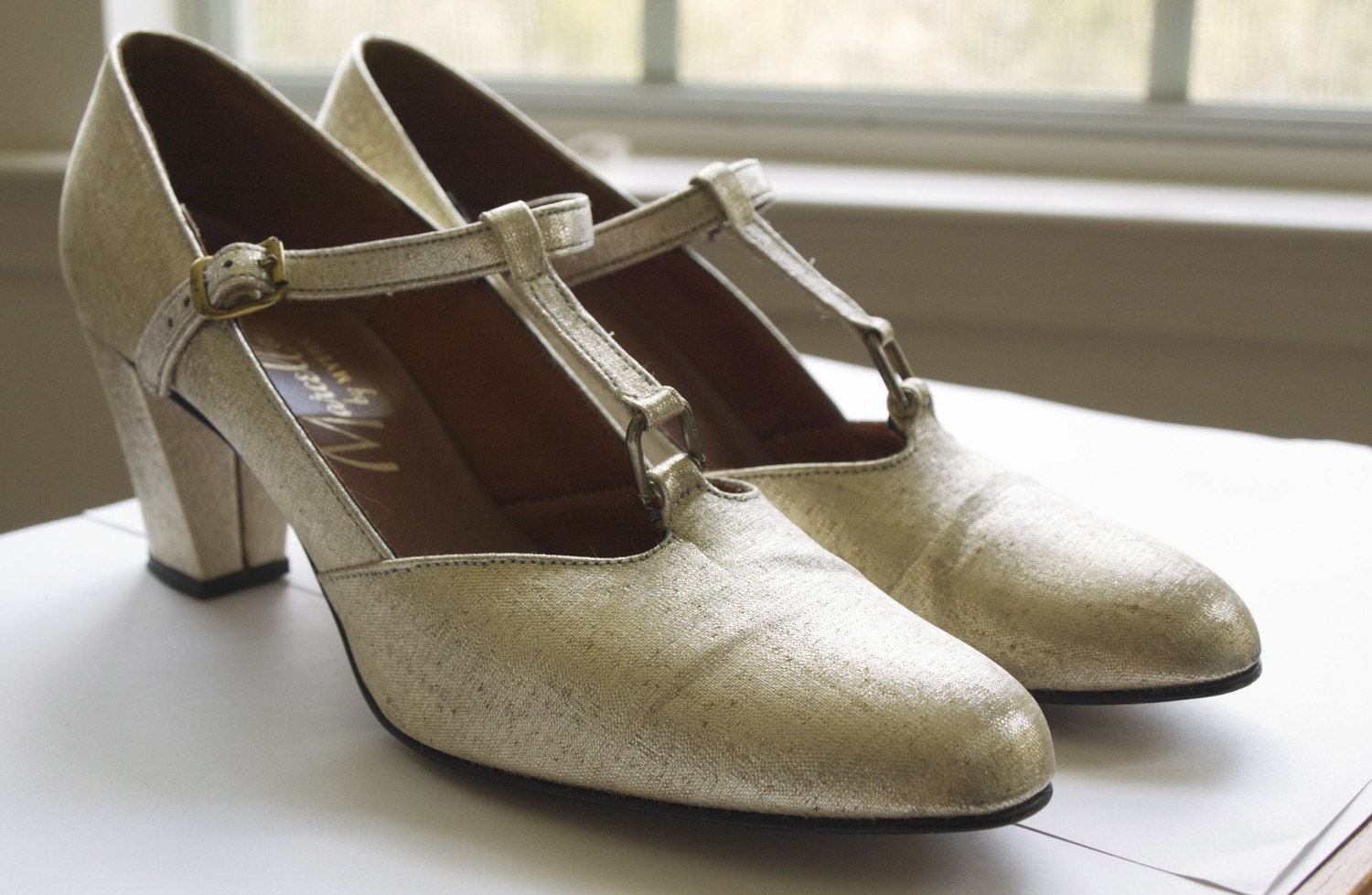 Vintage Gold  Marcella by Myers Shoes