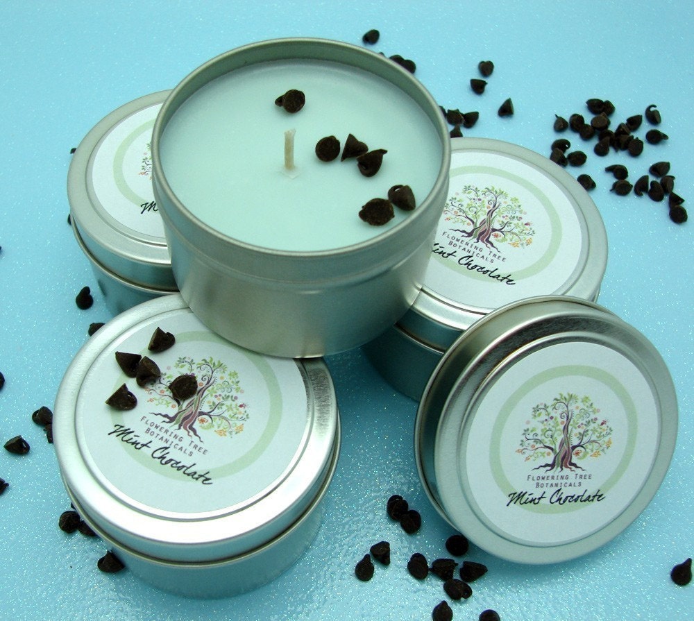 Mint Chocolate Soy Candle in Tin - 5 oz.