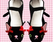 Kitty Cat Mary Jane Shoes - Size 9