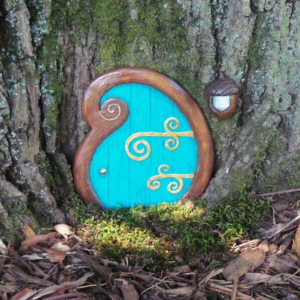 Garden Fairy Door Curlyque - FREE SHIPPING