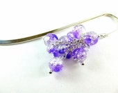 Iced Grapes Cracked Glass Bead Bookmark