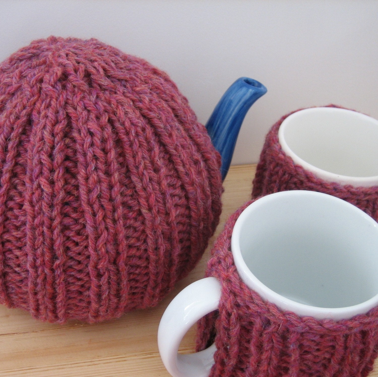 Tea-Time Gift Set in Heather Pink