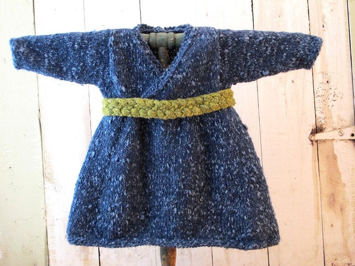 Twilight Blue Baby Dress for Fall