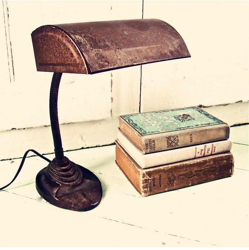 An Industrial Desk Lamp
