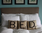 Letter Pillows - BED