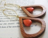 SALE wooden dangles (earrings)