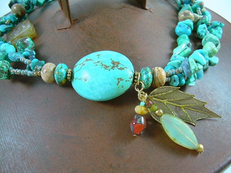 Turquoise Earth - Gemstone Necklace