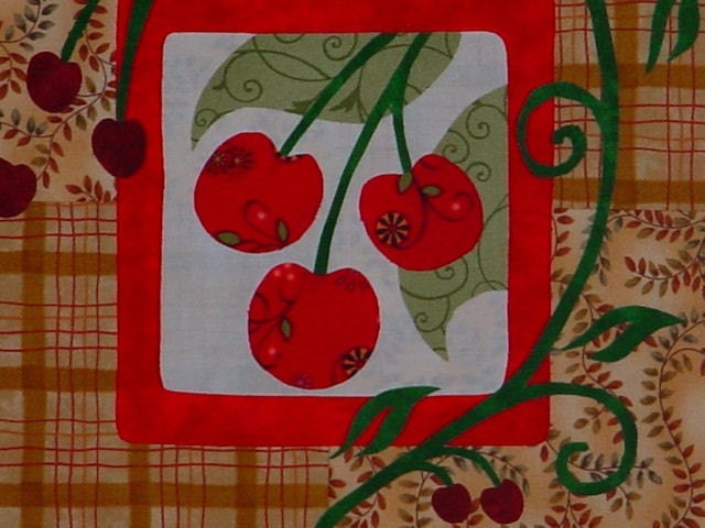 Cherries Quilt Wall Hanging