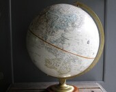 vintage replogle globemaster world globe