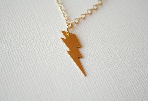 The Gold Lightening Necklace
