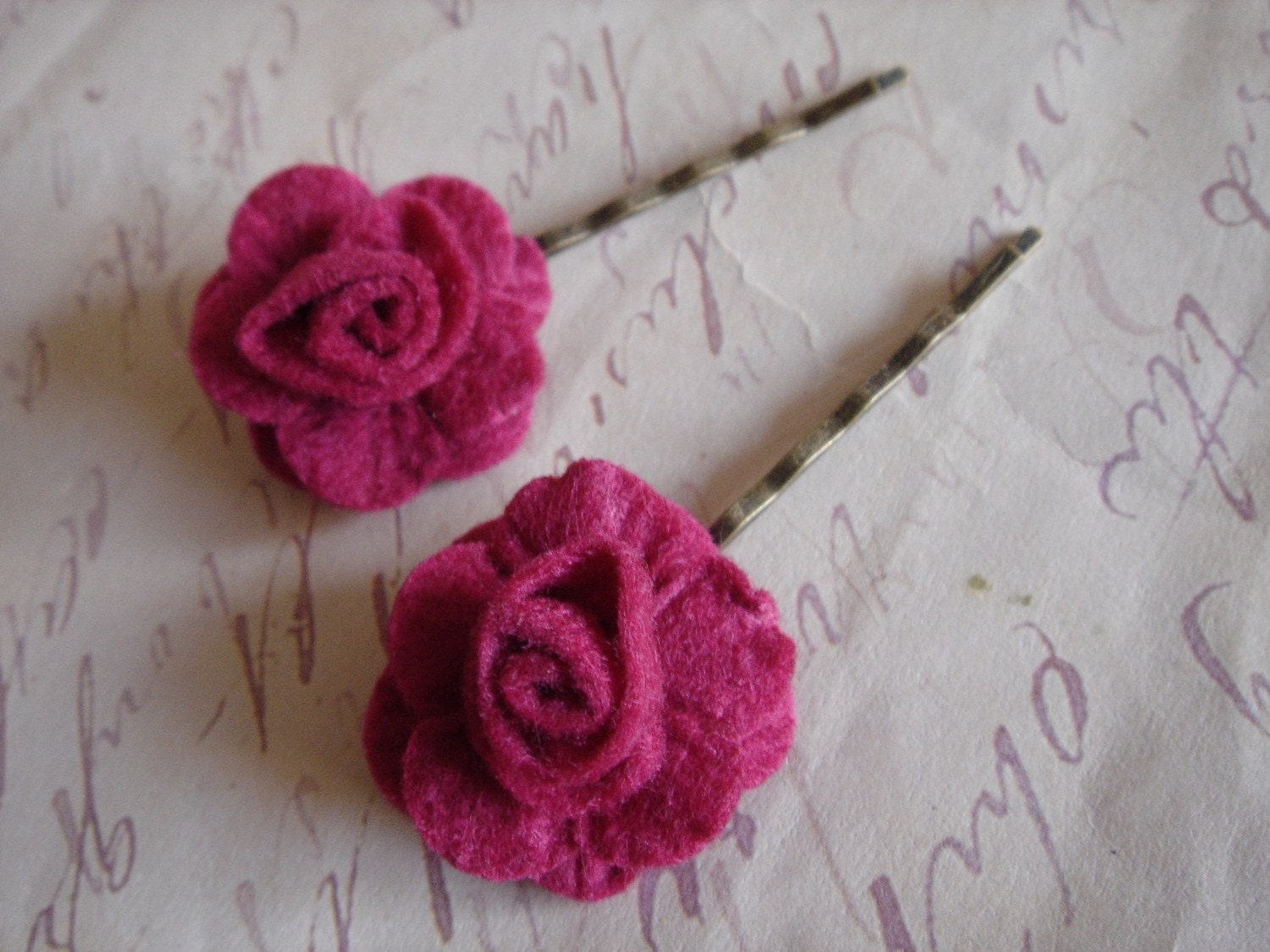 Rose Hairpins