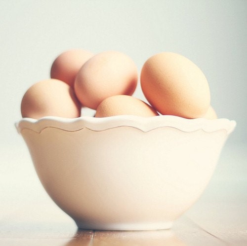 farm 
fresh eggs - 10x10 fine art print - Featured on Etsy's Front Page