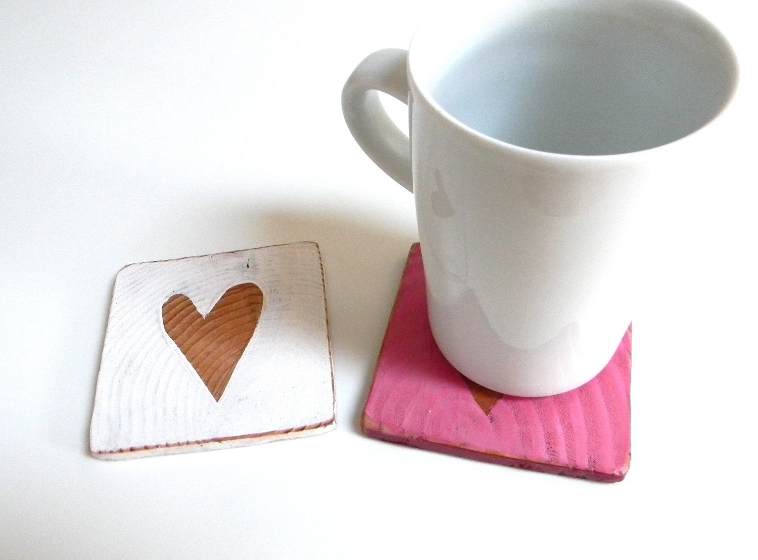 romantic coaster set for two