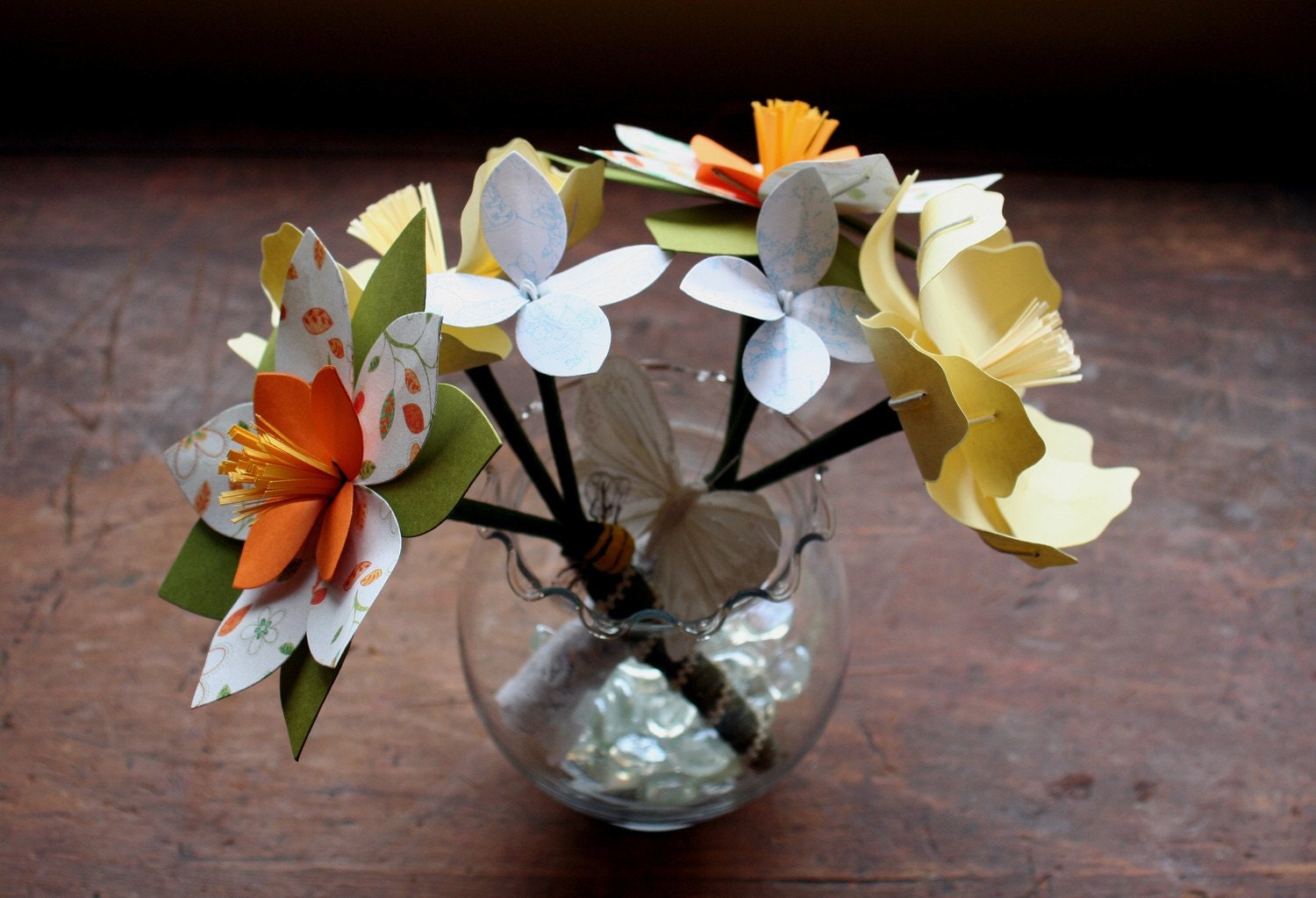 Nosegay ( mini bouquet ) With Romantic Lace