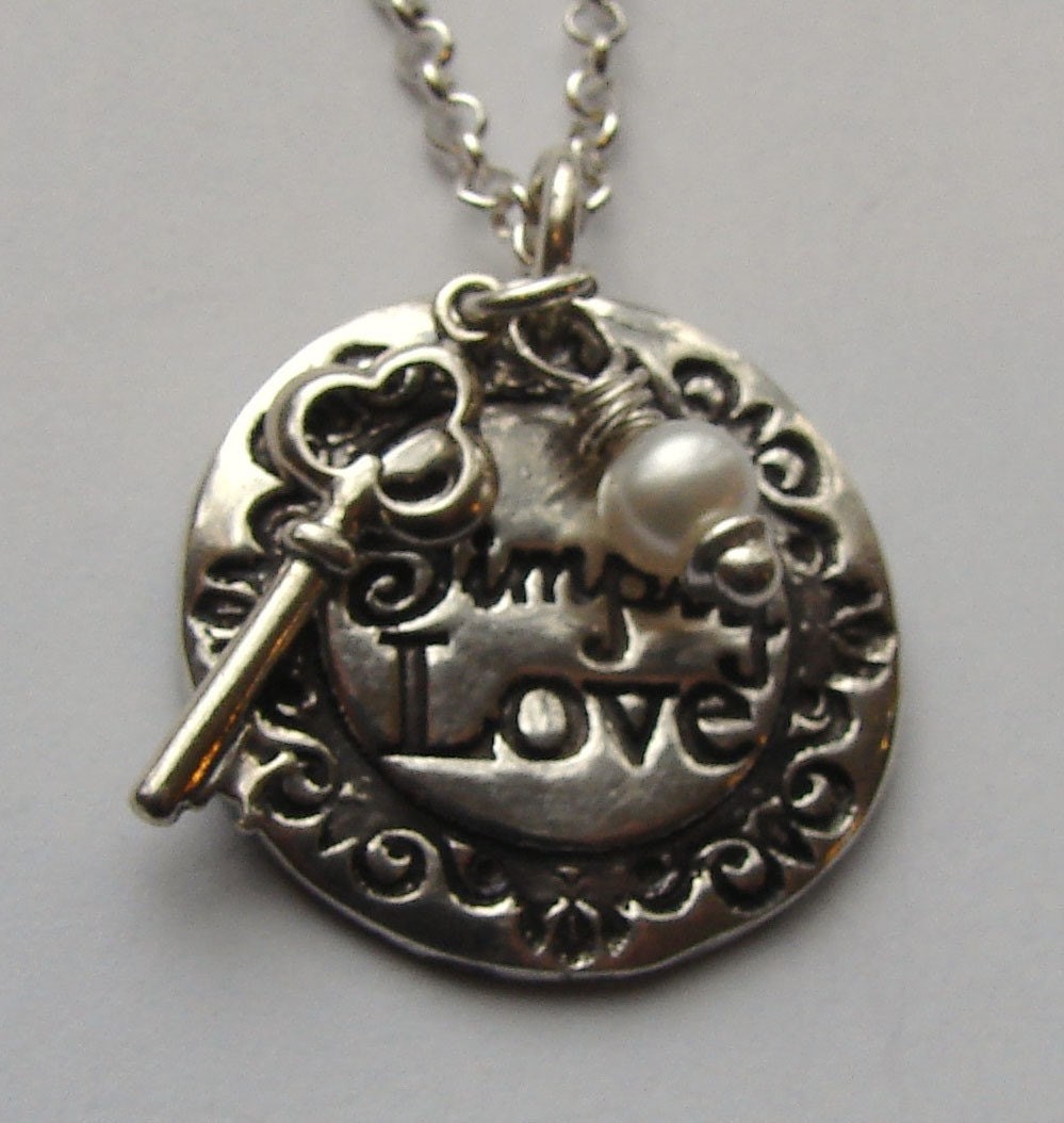 To "Simply Love" is the Key necklace-Adoption Fundraiser