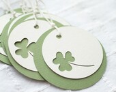 Set of 10 clover tags