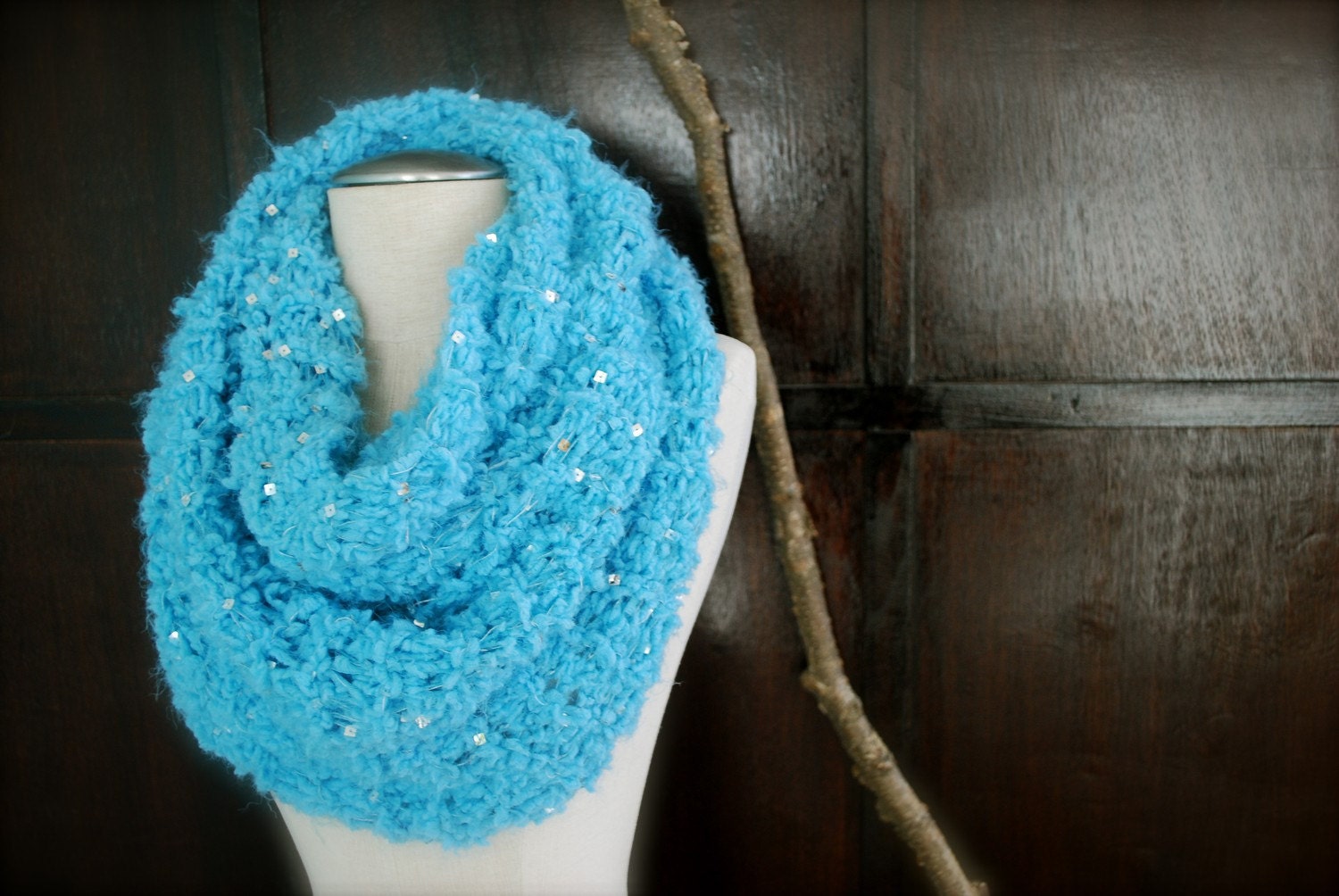 Turquoise infintity scarf