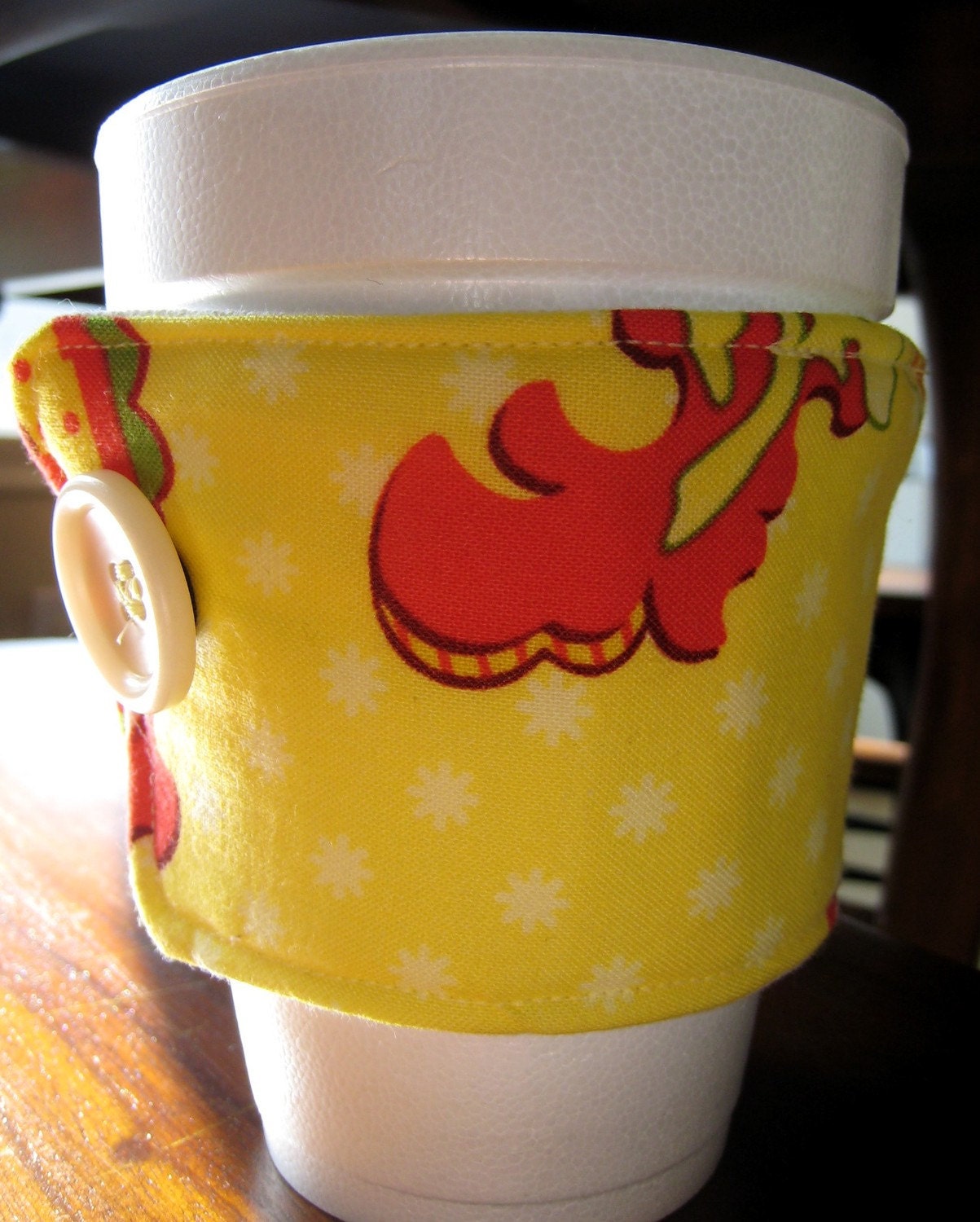 Yellow Floral Coffee or Tea Cozy